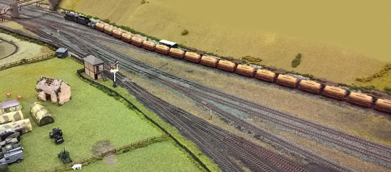 LNER O1 2-8-0 on tanker train at Chinley